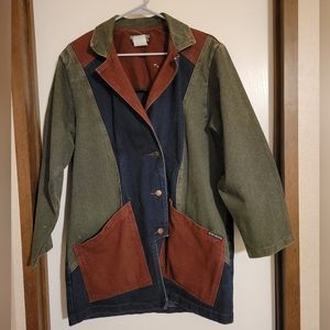 Vintage | Rocky Mountain Clothing Co Color Block Demin Jacket